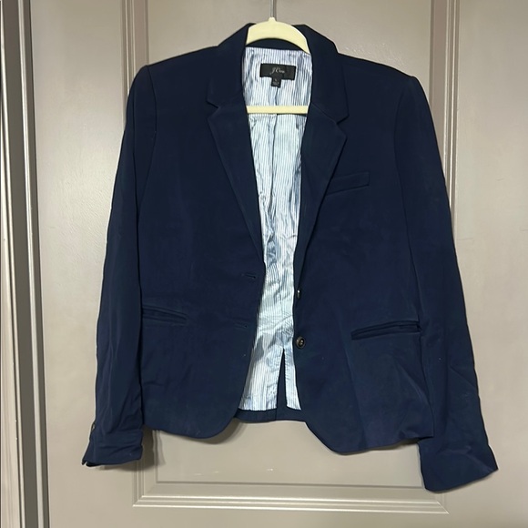 J. Crew Classic Navy Blazer - Picture 1 of 5